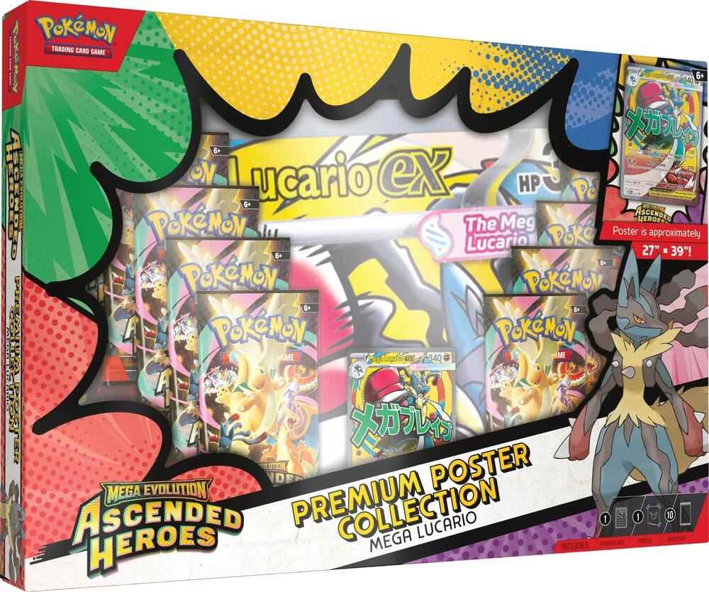 Premium Poster Collection: Mega Lucario - ME: Ascended Heroes