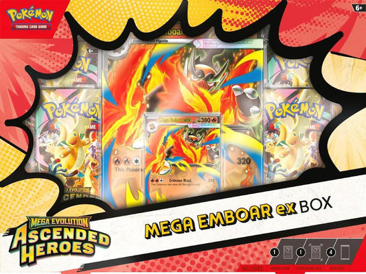 Ascended Heroes Mega Emboar ex Box - ME: Ascended Heroes (ASC)