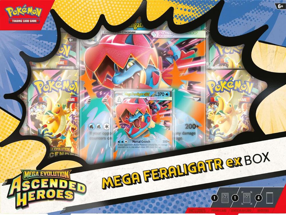 Ascended Heroes Mega Feraligatr ex Box - ME: Ascended Heroes (ASC)