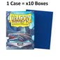Dragon Shield Sleeves: Standard Matte - Blue (Case of 10 boxes)