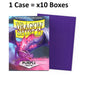 Dragon Shield Sleeves: Standard Matte - Purple (Case of 10 boxes)