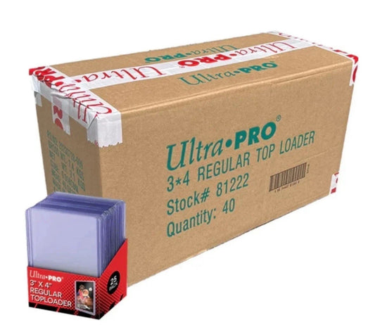 Ultra Pro Regular 3x4 Toploader sealed case (1000 count)